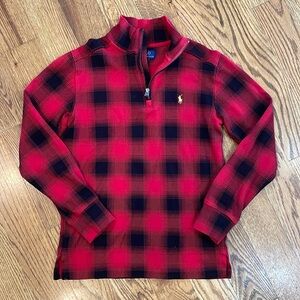Boy’s Polo Ralph Lauren Quarter Zip Pullover Shirt. Size Medium. Like New.